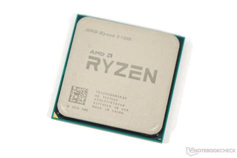 AMD Ryzen 3 1200 - Notebookcheck-ru.com