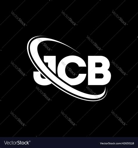 Jcb logo letter design Royalty Free Vector Image