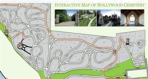 Map Of Hollywood Forever Cemetery