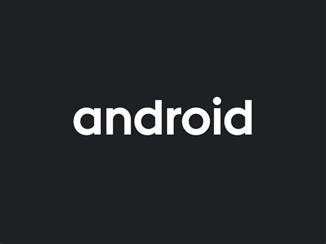 the word android on a black background with white letters that spell ...