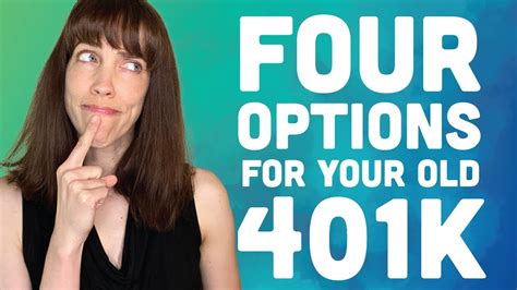 4 options for your old 401k - What to Do After You Leave Your Job - YouTube