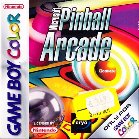 Microsoft Pinball Arcade for Game Boy Color (2001) - MobyGames