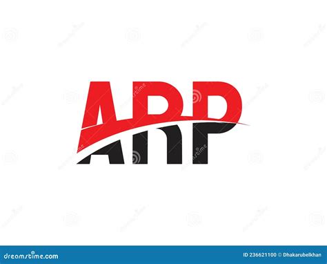 ARP Letter Initial Logo Design Vector Illustration Stock Vector - Illustration of font ...