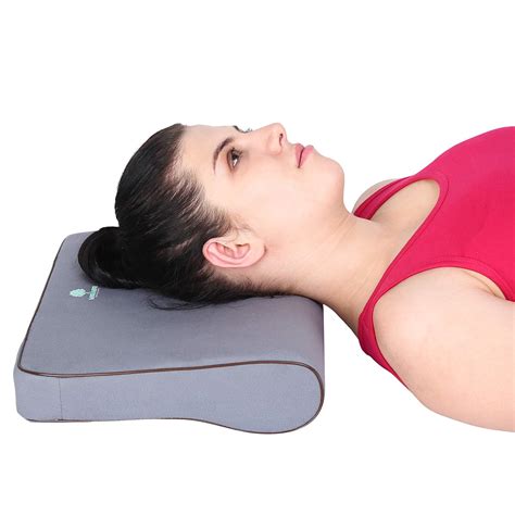 Buy longlife Cervical Sleeping Pillow for Spondylitis, Back & Neck Pain Relief, Memory Foam ...