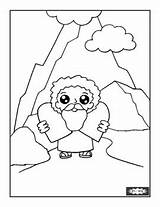 Moses At Mount Sinai Coloring Page By Spirit Fingers  TPT sketch template