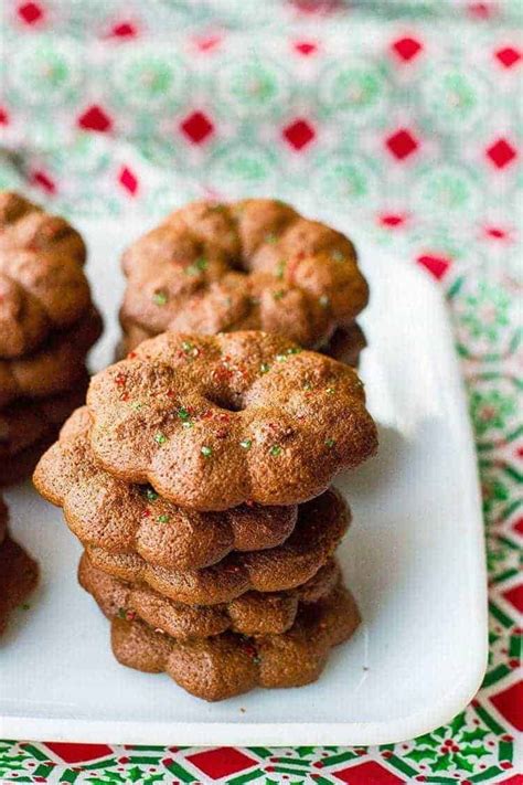 Cookie Press Gingersnap Cookies - The Kitchen Magpie