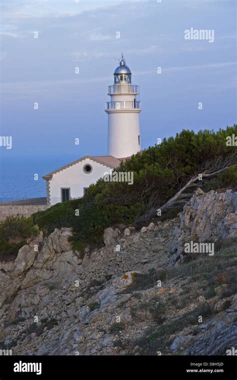 Lighthouse of Cala Ratjada, Majorca Stock Photo - Alamy