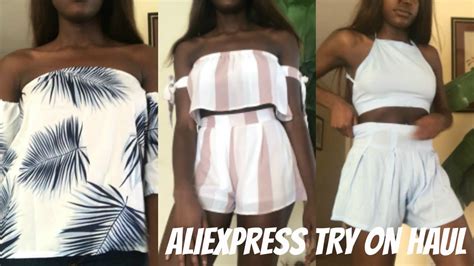 ALIEXPRESS CLOTHING HAUL - YouTube