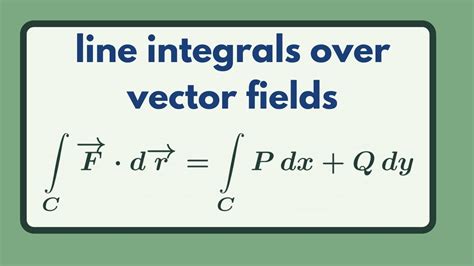 Multivariable Calculus | Line integrals over vector fields -- a few ...