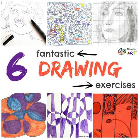 Fantastic Drawing Exercises — KinderArt