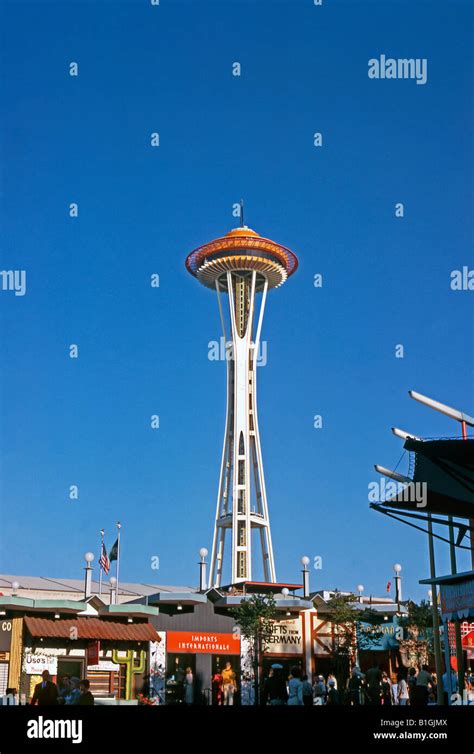 Space Needle at the Seattle World's Fair, 1962, Washington State, USA Stock Photo - Alamy