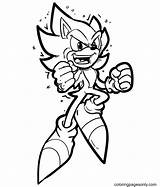 20  Super Sonic Coloring Pages GaelSalyha sketch template