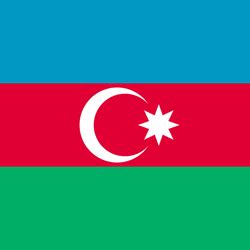 Azerbaijan flag vector - Country flags