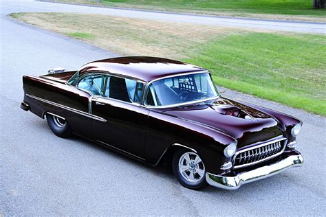 Pro-Mod Styled 1955 Chevy Bel Air Packs a Punch - Hot Rod Network