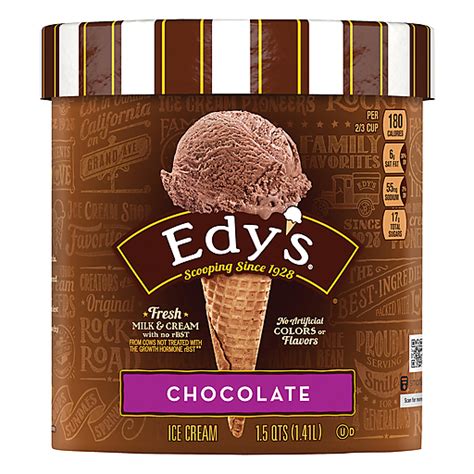 Edy's Chocolate Ice Cream 1.5 qt | Compra | Selectos