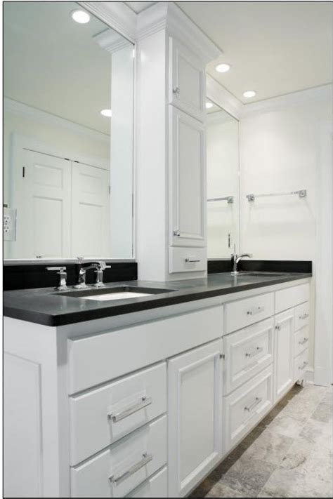 Double Sink Vanity With Tower - Loft Beds For Small Spaces