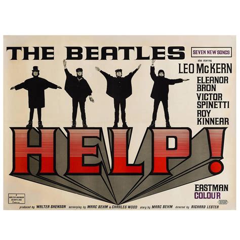 Help! The Beatles Original UK Film Poster, 1965 at 1stdibs