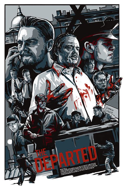 The Departed: Silkscreened Film Poster :: Behance