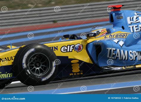 F1 2006 - Fernando Alonso Renault Editorial Photography - Image of ...