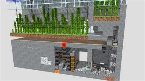 Bamboo farm for Minecraft 1.16.2 Java edition - Download Free 3D model ...