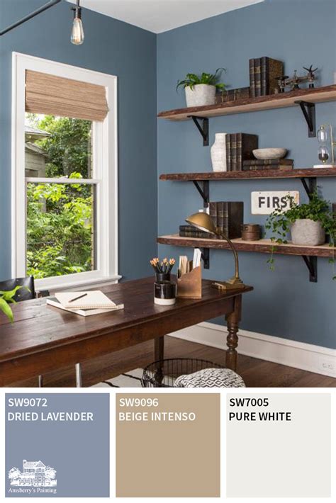 Fixer Upper Color Palette Collection | Blue home offices, Home office colors, Home office paint ...