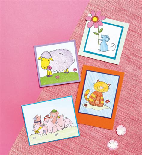 FREE Adorable Animal Digi Stamps paper craft download