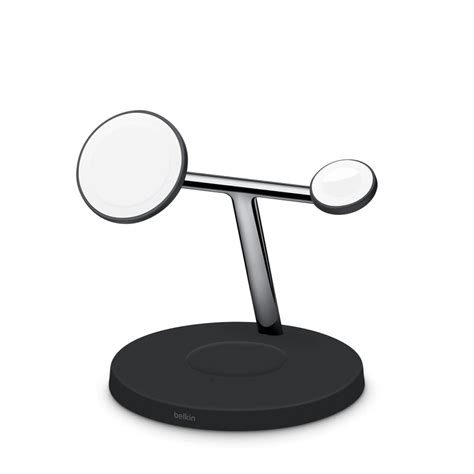 BELKIN 3-in-1 Wireless Charging Stand with MagSafe - Black – Power Mac ...