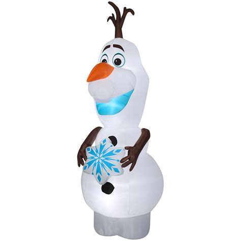 11' Airblown-Olaf w/Snowflake-Giant-Disney Christmas Inflatable - Walmart.com - Walmart.com