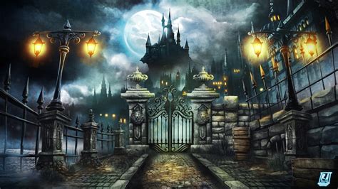 Halloween Castle Wallpapers - Top Free Halloween Castle Backgrounds ...