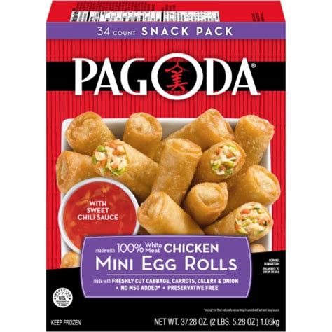 PAGODA Mini Chicken Egg Rolls 34 Count, 37.28 oz - Kroger