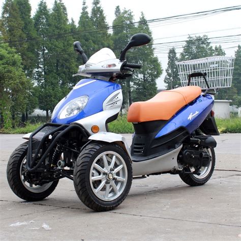 Buy Three-Wheel 50cc Trike Scooter Tricycle California Legal - DF50TKA – Belmonte Bikes