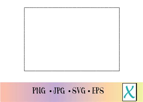 Very Thin Rectangle Border Fileshape Svgrectangle Frame PNG Frame Svgcut Filedigital ...