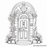 Unleash Creativity With Printable Door Coloring Pages sketch template
