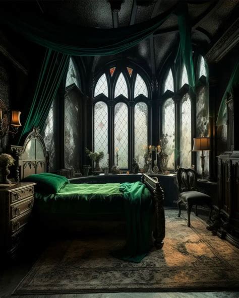 Pin by Marika Dubey on Hogwarts dr | Hogwarts bedroom, Hogwarts room, Bedroom aesthetic dark