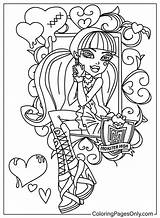 Monster High Coloring Page To Printable  Free Pages sketch template