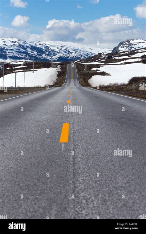 road at the norwegian mountains, Norway Stock Photo - Alamy