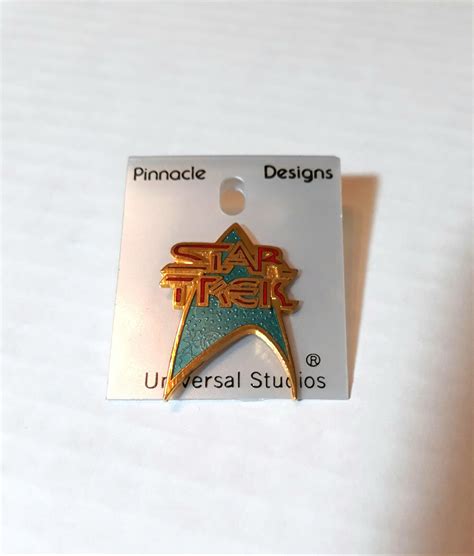 Vintage Star Trek Pin Souvenir Memorabilia Sci-fi TV Show Movie Collectible 1985 Universal ...