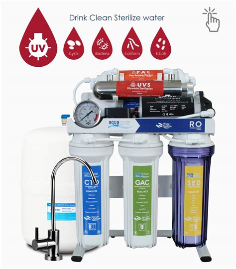 UV water Purifier under sink water filter system Aqua Hygiene