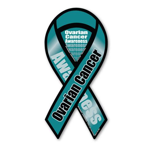 Ovarian Cancer Awareness 2-in-1 Ribbon Magnet | Magnet America