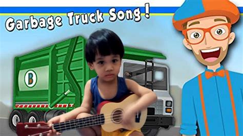 Blippi Garbage Truck Song | Ukelele | Da Story - YouTube