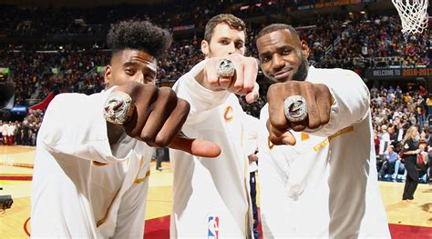 How Cavs fans got a chance to try on championship rings - Sports Illustrated