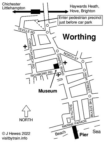 Visit Worthing by train - Museum and Art Gallery, Beach