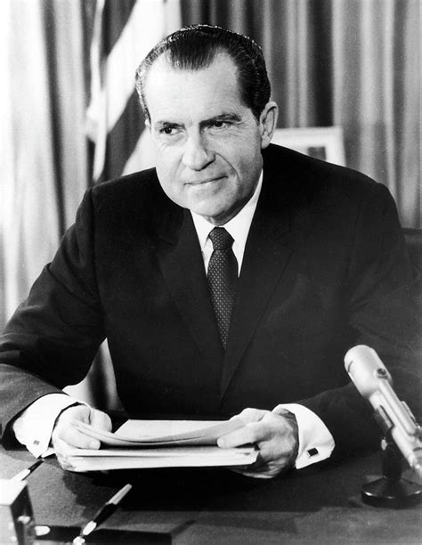 Speech By Nixon On Vietnam In 1969 by Keystone-france