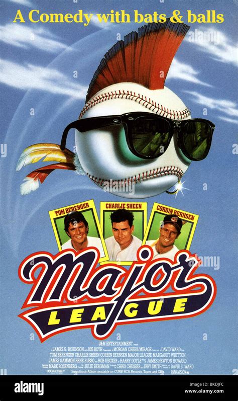 MAJOR LEAGUE -1989 POSTER Stock Photo - Alamy