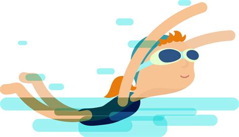 Swimming Euclidean Vector Dhaptar Gaya Langi - Cartoon Swimming Clipart Png Transparent Png ...