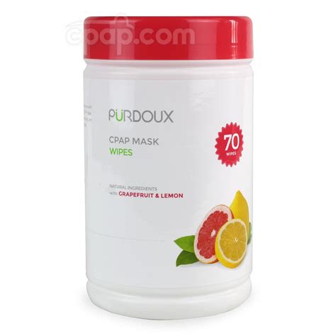 CPAP.com - Purdoux Grapefruit & Lemon CPAP Mask Wipes | CPAP.com