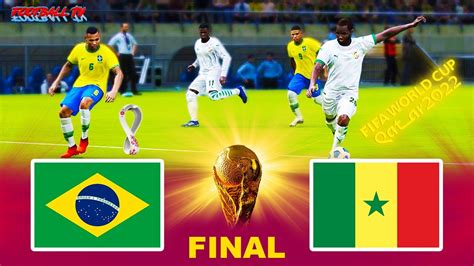 PES 2021 - Brazil vs Senegal - Final FIFA World Cup 2022 - Gameplay - YouTube