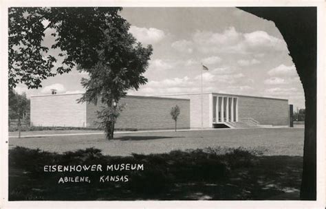 Eisenhower Museum Abilene, KS Postcard