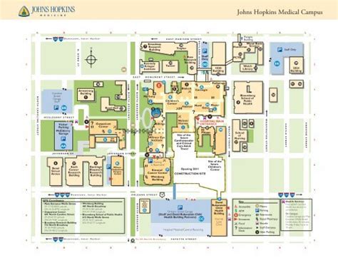 Jhu Medical Campus Map