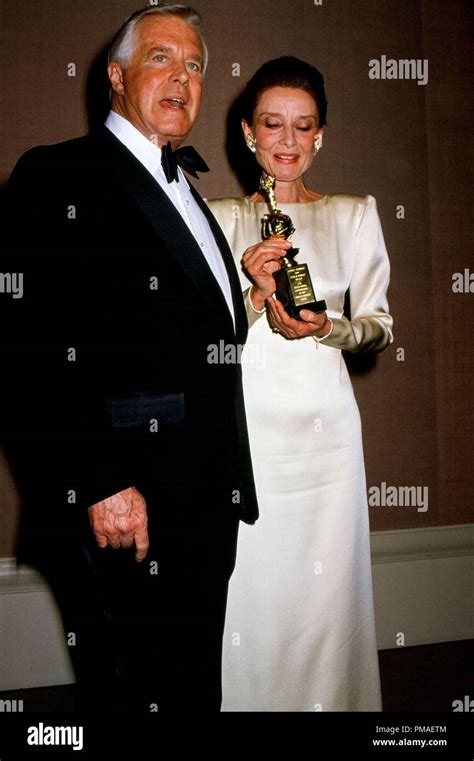 George Peppard, Audrey Hepburn circa 1991 © JRC /The Hollywood Archive - All Rights Reserved ...